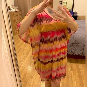 Sunset bay wing dress size L INC international Concepts